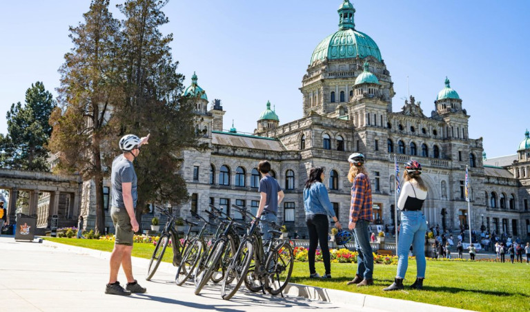 مدينة فيكتوريا عاصمة ركوب الدراجات في كندا