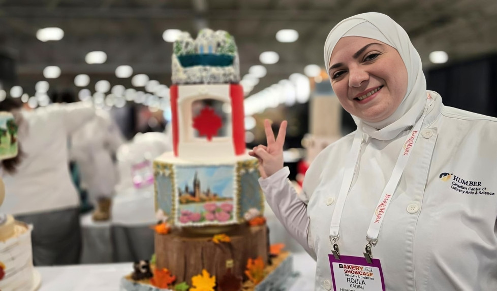 رولا قديمي , الفائزة العربية بالمركز الأول في مسابقة الخبازين الكنديين